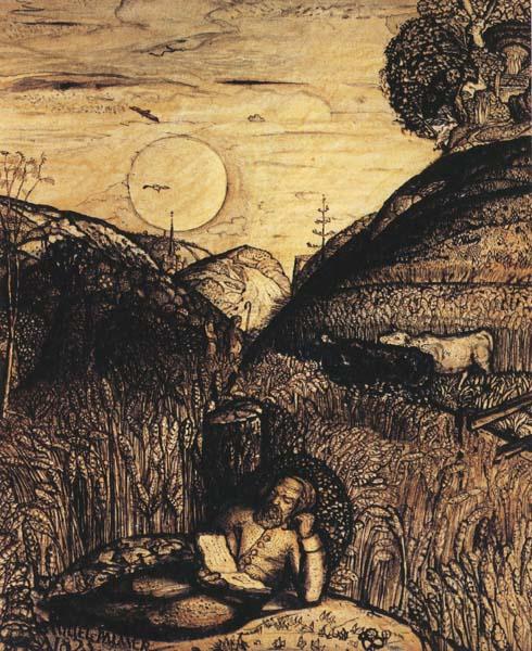 Samuel Palmer The Valley Thick with Corn